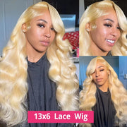 Body Wave 613 Hd Lace Frontal Wig 13x6 Human Hair Wigs 250 Density 13x4 Transparent Lace Honey Blonde Glueless Wigs For Women