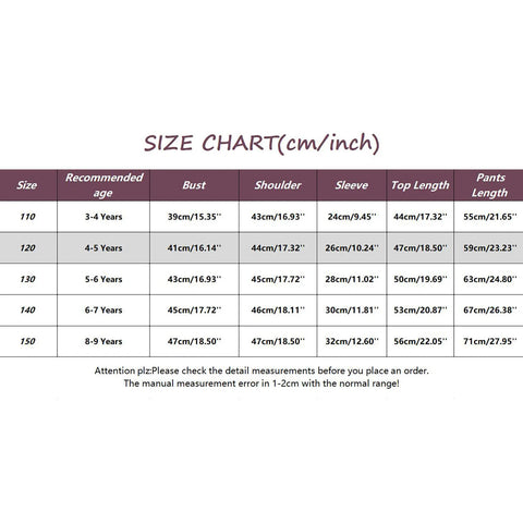 Spring Summer Boys And Girls Cotton Home Wear Pajamas Sets Long Sleeve Sleepwear Children's Clothing For 3T,4T,5T,6T,7T,8T,9T