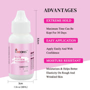 Lace Wig Glue and Remover Set Waterproof Wigs Liquid Glue Invisible Glue for Wigs Long Lasting Bold Hold Wig Adhesive Glue