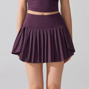 Office Skirts For Women Elegant Tennis Skirt Pleated Skirts For Women With Pockets High Waisted Athletic Jupe Longues Femme