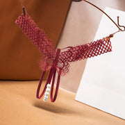 Lingeries For Woman Women'S Low Waist Butterfly Embroidery Briefs Solid Color Crotch Underwear Panties трусы женские