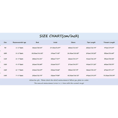 Kid's Sleepwear Sets Autumn Winter Homewear Boys Girls Cartoon Print Long Sleeve T Shirt Long Pants Pajamas Suits Winter Clothes