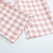 2025 New Children's Pajamas Loose Cotton Nightclothes Two-Piece Set Kids Casual Homewear Plaid Long Sleeve Sleepwear Pajamas Set