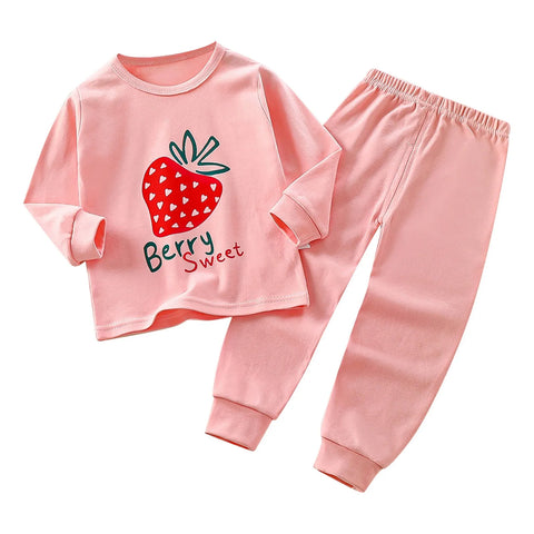 Children's Underwear Set Cotton Autumn Pajamas Girls' Sleepwear Home Wear Children's Kids Loungewear Sets Full Sleeve Pijamas