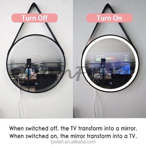 Smart Mirror , Project Touch Screen TV Mirror Android with WIFI Apps Backlit Light Smart Mirror Bathroom Hotel Home