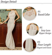 Elegant Lace women evening dresses 2025 For Women Wedding Dresses Custom Sexy Front Slit Backless Puff Sleeve Bridal Dress