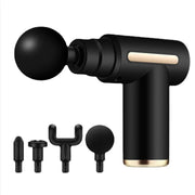 Mini Fascia Massage Gun Electric Massager Body Relaxation Belt 4 Replaceable Heads Fitness Equipment Fascia Gun