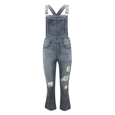 Women Trouser Jeans Casual Women'S Denim Rompers Denim Overalls Ripped Washed Bib Jumpsuits Jeans Women'S джинсы женские 2025