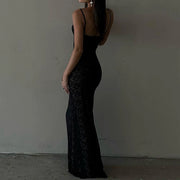 Prom Formal Dresses For Women Women'S Sleeveless Stylish Elegant Lace Dress Sexy Fashion Dress Evening Vestidos De Verano 2025