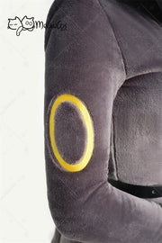 Meowcos PM Derivative Cosplay Costume Moonlight Anime Derivative Furry Hoodie Deep V Romper Bodysuit Socks with Belt and Tail