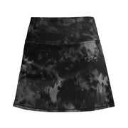Side Slit Mini Gym Skirt Women'S Double Layered Pleats Tennis Skirts For Women High Waisted Skirt With Shorts Women Clothing 스커트