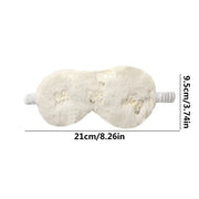 Plush Blindfold Plush Sleeping Eye Covers Blackout Nap Health Eye Cover Cute Heart Star Princess Blindfold For Girls Over Party