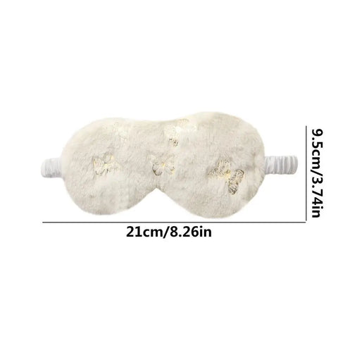 Plush Blindfold Plush Sleeping Eye Covers Blackout Nap Health Eye Cover Cute Heart Star Princess Blindfold For Girls Over Party