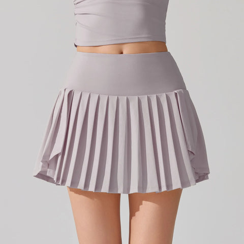 Office Skirts For Women Elegant Tennis Skirt Pleated Skirts For Women With Pockets High Waisted Athletic Jupe Longues Femme
