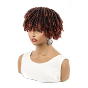 WIGSIN 6Inch Synthetic Men Dreadlocks Toupee Wigs Half Clip Topper Crochet Braids Women Wig