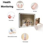 Customized Smart Magic Mirror Full Function Glass Smart Android Tv Mirror Smart Led Bathroom Mirror with Touch Screen Hotel