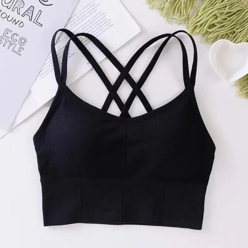 Cross-Back Seamless Sports Bra Tank – view 6 of 10