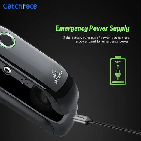 US.EU Electronic Fingerprint Biometric Frosted Panel Digital Smart Door Lock WiFi TUYA or TTLock APP Password IC Card Security