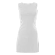 Sexy dresses Women's Summer Sleeveless Boat Neck Mini Dress Slim Fit Party Club dresses for women 2024 casual summer long