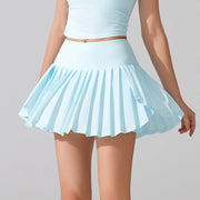 Office Skirts For Women Elegant Tennis Skirt Pleated Skirts For Women With Pockets High Waisted Athletic Jupe Longues Femme