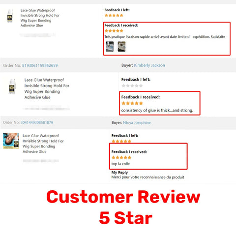 Lace Glue Waterproof Invisible Strong Hold For Wig Super Bonding Adhesive Glue