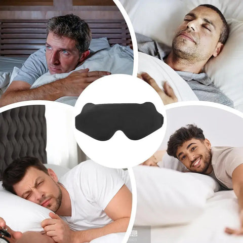 Eye Cover Sleeping Masque Comfortable Nap Sleep 3D Eyeshade Light Blocking Eyeshade Night Sleeping Eye Masque For Home