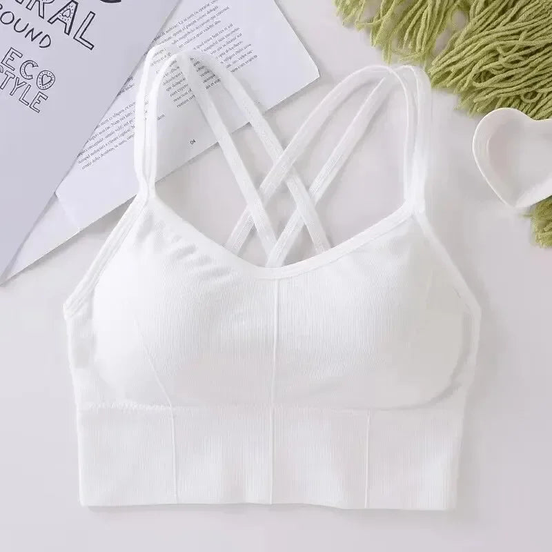 Cross-Back Seamless Sports Bra Tank – view 4 of 10