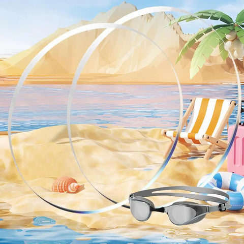 Swim Goggles For Men Non-slip Diving Goggles With Strap Portable Pool Swimming Glasses Lightweight Pool Glasses For Men Women