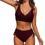 Women High Waisted Bikini Sexy Push Up Two Piece Swimsuits Vintage Swimsuit 2024 New Summer Sexy Bikini Set