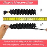 Human Braiding Hair Deep Wave Bulk Human Hair 100g No Weft Human Hair Bundles Micro Human Braiding Hair for Boho Braids