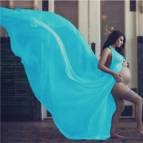 Maternity Photography Props Diy Cloak Dress Chiffon Fabric Simple Props Sleeveless Maternity Solid Dress платье для беременных