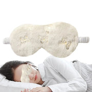 Plush Blindfold Plush Sleeping Eye Covers Blackout Nap Health Eye Cover Cute Heart Star Princess Blindfold For Girls Over Party