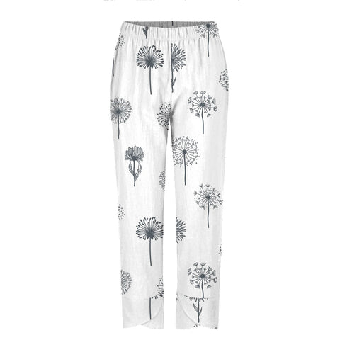 New In Cargo Pants Women Plus Size Elastic Waist Trouser Pant With Pocket Loose Harem Pant Prints Loose Crop Pant Casual Pant