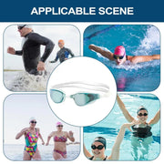 Swim Goggles For Men Non-slip Diving Goggles With Strap Portable Pool Swimming Glasses Lightweight Pool Glasses For Men Women