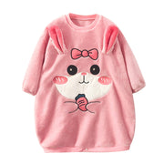 Kids Pajamas Children Sleepwear Onesies Pajamas Set Boys Girls Autumn Winter Fleece Long Sleeve Cartoon Pyjama Flannel Nightwear