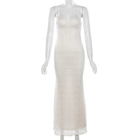 Prom Formal Dresses For Women Women'S Sleeveless Stylish Elegant Lace Dress Sexy Fashion Dress Evening Vestidos De Verano 2025