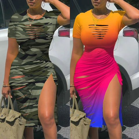 Dresses For Formal Occasions Women'S Hole Dress Spaghetti Drawstring Ruched Cocktail Evening Party Night Club Dresses Elbise