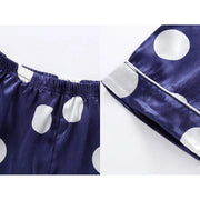 Kids Clothes Sets Satin Silk Button Down Pajamas Sets Two Piece Family Matching Sleepwear Loungewear Long Sleeve For Teen Girls