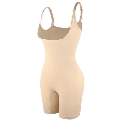 Full Bodysuit Shapewear for Women Tummy Control and Butt Lifter Slimming Sheath Push Up Thigh Slimmer Abdomen Body Shaper Corset