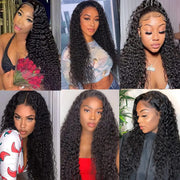 Wig Human Hair Water Wave 13x4 Transparent Lace Frontal Wigs 360 Full Lace Wig Human Hair Brazilian 13x6 Lace Front Wig Lace Clo