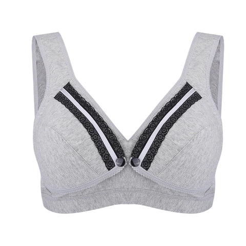 Cotton Wire Free Maternity Nursing Breast Feeding Bras Prevent Sagging Pregnant Women Underwear