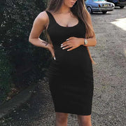 Tulle Long Dresses For Women Sleeveless Bandage Pregnancy Maternity Solid Sexy Vest Dress Ladies Summer Long Dresses для беремен