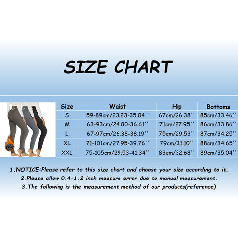 Fleece Lined Leggings For Women High Waisted Warm Winter Yoga Pants Thermal Running Workout Leggings  Hip Lifting  Tight Pants