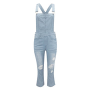 Women Trouser Jeans Casual Women'S Denim Rompers Denim Overalls Ripped Washed Bib Jumpsuits Jeans Women'S джинсы женские 2025