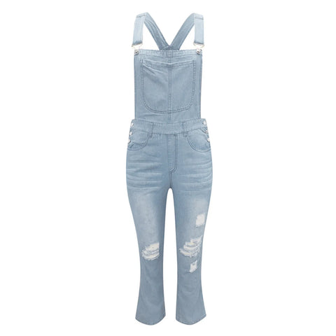 Women Trouser Jeans Casual Women'S Denim Rompers Denim Overalls Ripped Washed Bib Jumpsuits Jeans Women'S джинсы женские 2025