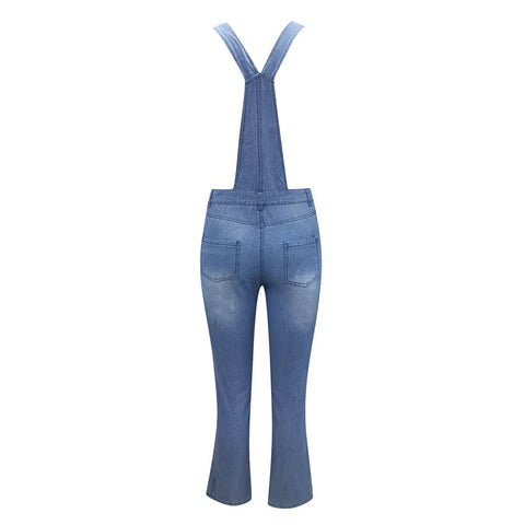 Women Trouser Jeans Casual Women'S Denim Rompers Denim Overalls Ripped Washed Bib Jumpsuits Jeans Women'S джинсы женские 2025