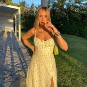 New Women Evening Party Dress Fashion Printing Sexy Dresses Ruched Elegant Floral Beach Vacation Bodycon Streetwear Long Dress