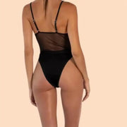 Tanning Swimsuit Monokini Scoop Neck Tummy Control Bikini Quick-Drying Integrated Swim Suit For Sunbathing