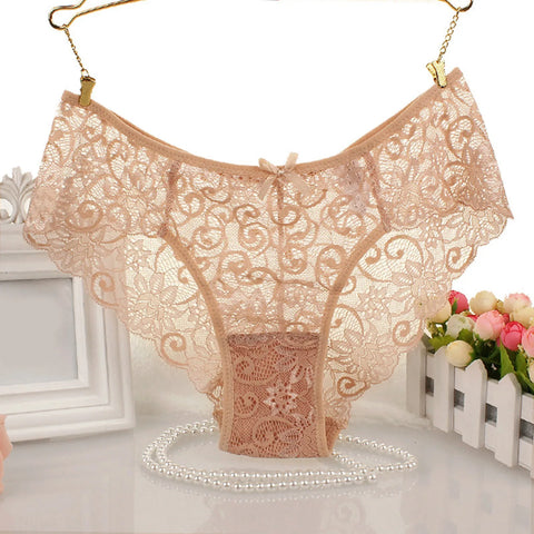 Women Sexy Panties Lace Cutout Hollow Waist Sexy Panties Butt Lift Panties Padded Lingerie For Ladies Ropa De Mujer Lenceria