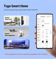 US.EU Electronic Fingerprint Biometric Frosted Panel Digital Smart Door Lock WiFi TUYA or TTLock APP Password IC Card Security